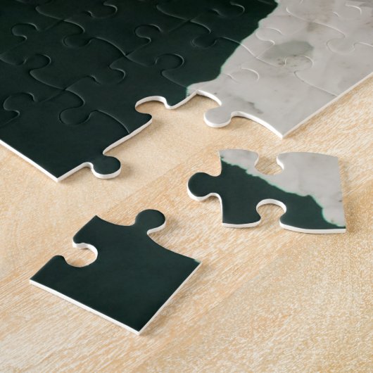 Cascade gelée dans le Puzzle du parc national Banf (Côté)