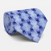 Cascade glacée cravate - Bleu clair (Roulé)