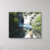 Cascade-Herfsten in het Nationaal Park Yosemite Canvas Afdruk (Voorkant)
