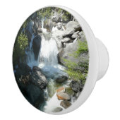 Cascade-Herfsten in het Nationaal Park Yosemite Keramische Knop (Rechts)