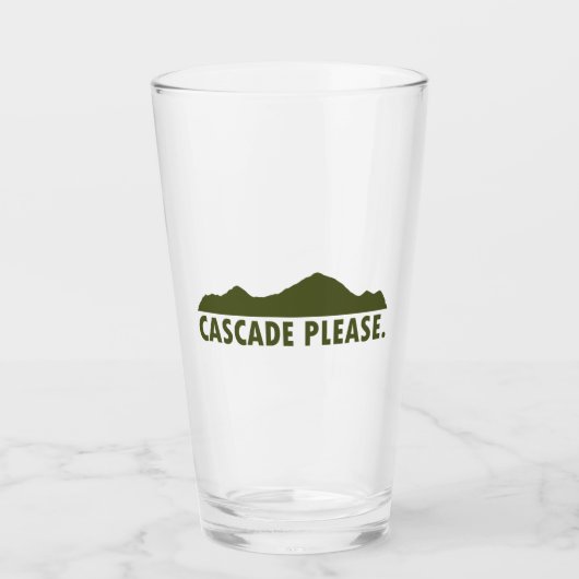 Cascade Idaho alstublieft Glas (Voorkant)