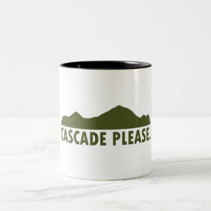 Cascade Idaho alstublieft Tweekleurige Koffiemok