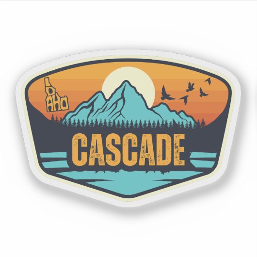 Cascade, Idaho Sticker (Voorkant)