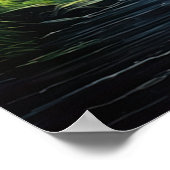 Cascade in Emerald Grove Poster (Hoek)