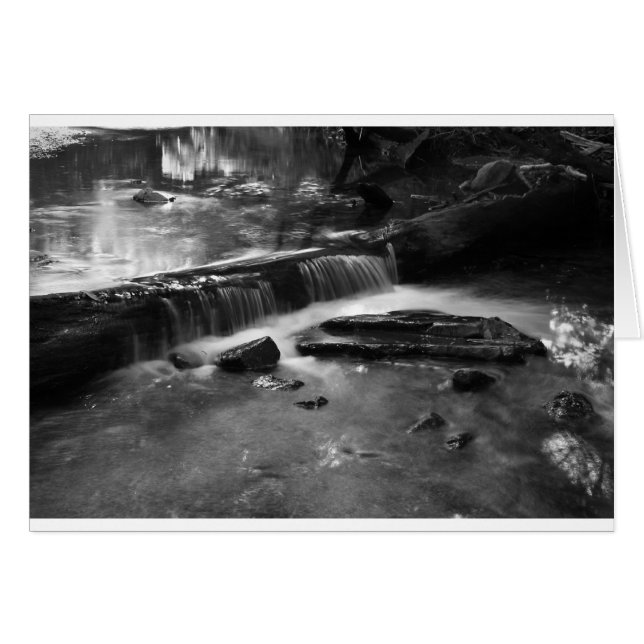 Cascade in mono (Voorkant Horizontaal)