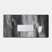 Cascade majestueuse Boka, Slovénie noir et blanc (Clavier et souris)