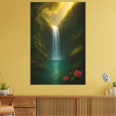 Cascade majestueuse toile de la nature Imprimer (Insitu(Salon))