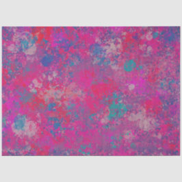 Cascade of Color Abstract Design Pattern Tissuepapier