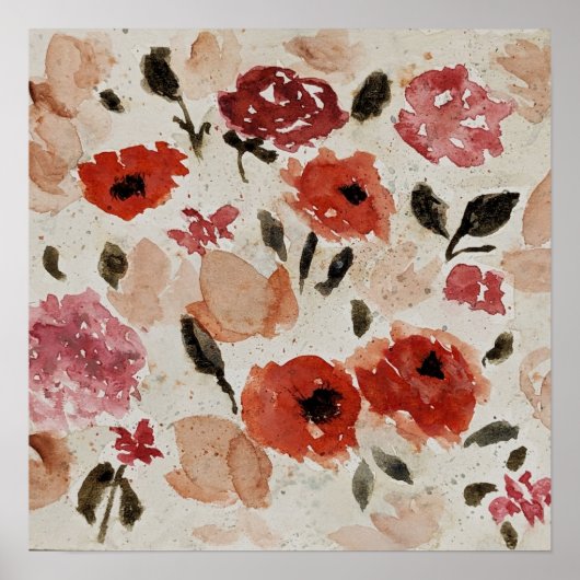 Cascade of Flowers Poster (Voorkant)