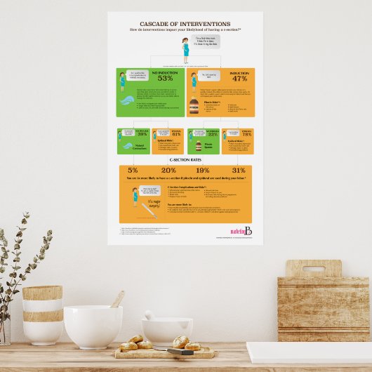 Cascade of Interventions, 24-inch x 36-inch Poster (Keuken)