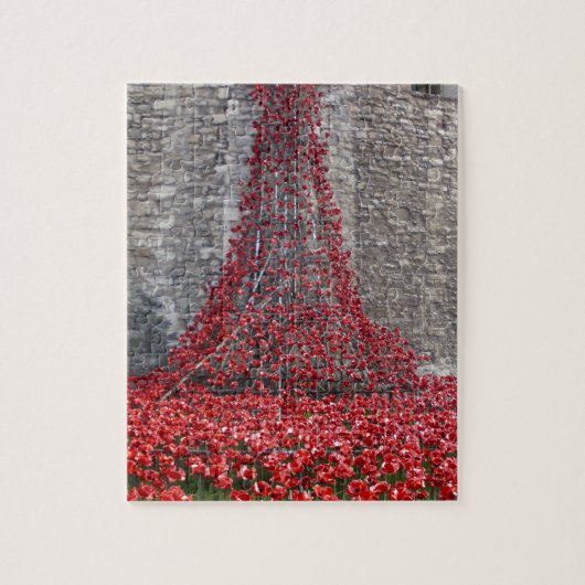 Cascade of Poppies - Tower of London Legpuzzel (Verticaal)