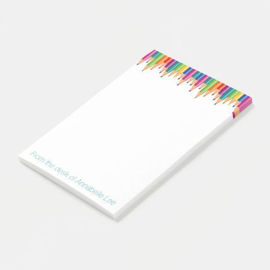 Cascade Rainbow Pencils Post-it® Notes (Schuin)