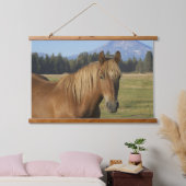 Cascade Range | Kastanjepaarden Hangend Wandkleed (Slaapkamer)