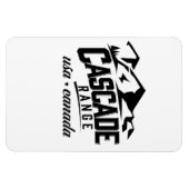 Cascade Range USA Canada logo. Magneet (Horizontaal)