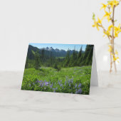 Cascade Range van Mount Rainier National Park Kaart (Gele Bloem)