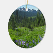 Cascade Range van Mount Rainier National Park Keramisch Ornament (Links)