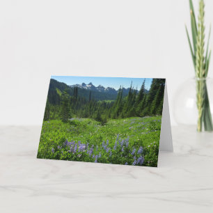 Cascade Range vanuit Mount Rainier National Park Kaart