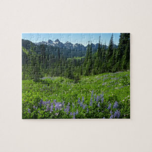 Cascade Range vanuit Mount Rainier National Park Legpuzzel