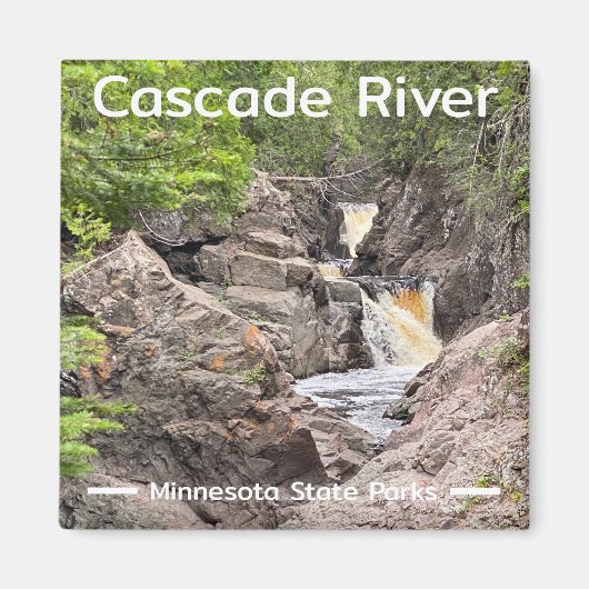 Cascade River State Park Magnet Magneet (Voorkant)