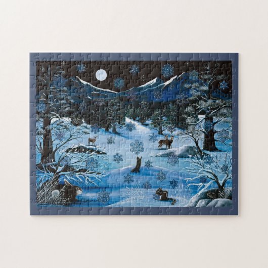 Cascade Snowflake Puzzle Legpuzzel (Horizontaal)