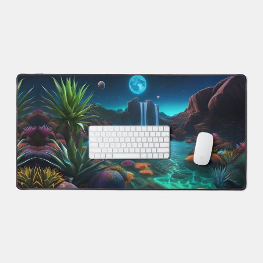 Cascade sur une planète lointaine (Clavier et souris)