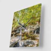 Cascade Tanyard Creek Dans Le Mur Automne Horloge (Angle)