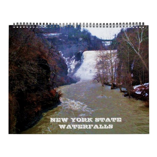 CASCADES DE L'ÉTAT DE NEW YORK calendrier (Protection)
