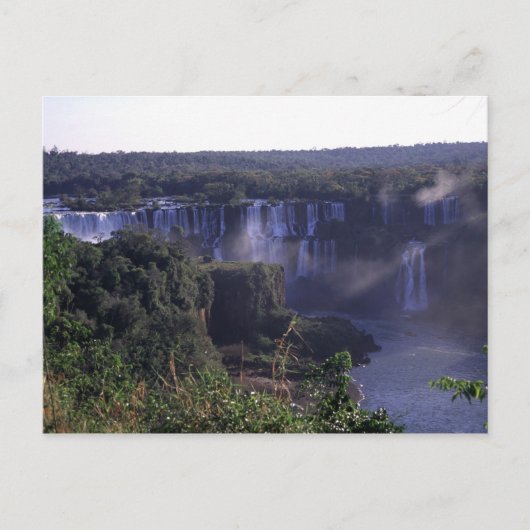 Cascades d'Iguacu, Brésil et Argentine, Carte post (Devant)