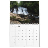 Cascades du calendrier du sud d'Appalaches (Feb 2027)