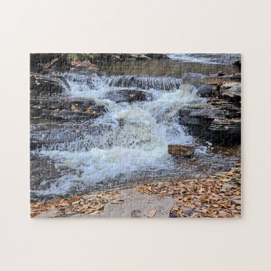 Cascades en automne Puzzle (Horizontal)