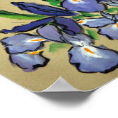 Cascades Iris peinture Abstraite affiche d'art Imp (Coin)