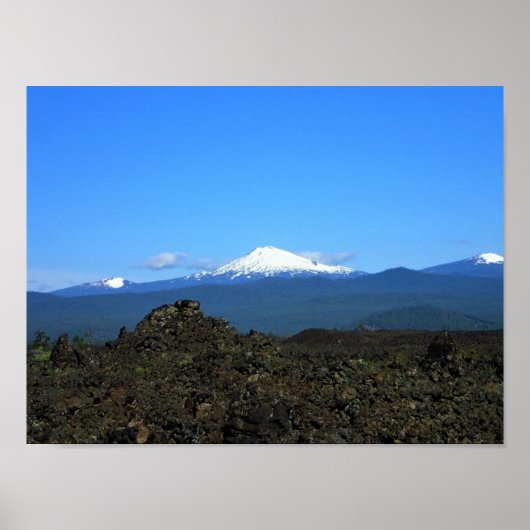 Cascades & Lava Rocks, Oregon Poster (Voorkant)
