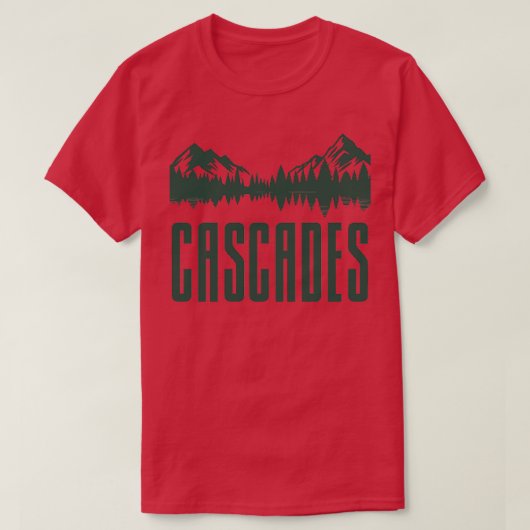 Cascades Mountain Range T-shirt (Design voorkant)