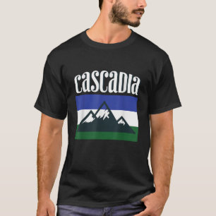 Cascadia Doug Vlag Pacific Northwest Unieke Gift T-shirt