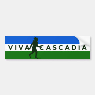 Cascadia Sasquatch Bumpersticker