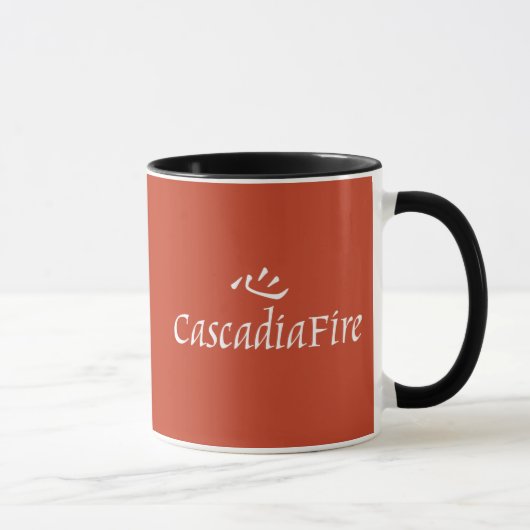 CascadiaFire tasse de sonnerie de 11 onces (Droite)