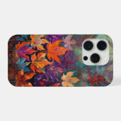 Cascading Autumn Leaves, Colorful Fall Design (Verso Horizontal)