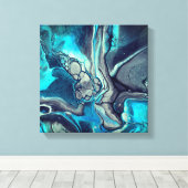 Cascading Dreams 1 Canvas Afdruk (Insitu (Houten vloer))