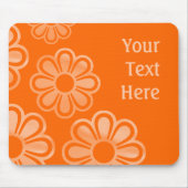 Cascading Flowers - Oranje Muismat (Voorkant)