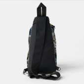 Cascading Forest waterval | bosgroen Sling Bag (Achterkant)