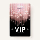 Cascading Lights 16 Roos Gold ID790 Badge (Achterkant)