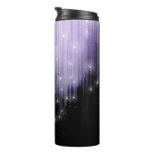 Cascading Lights Monogram Violet ID789 Thermosbeker (Geroteerd rechts)