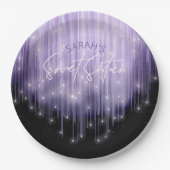 Cascading Lights Sweet 16 Violet ID790 Papieren Bordje (Voorkant)