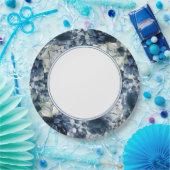 Cascading Peonies Wedding 9 inch Bord (Feest)