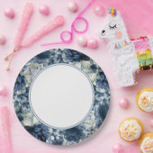 Cascading Peonies Wedding 9 inch Bord (Feest)