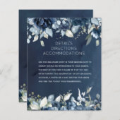 Cascading Peonies Wedding Details Accommodatie (Voorkant / Achterkant)