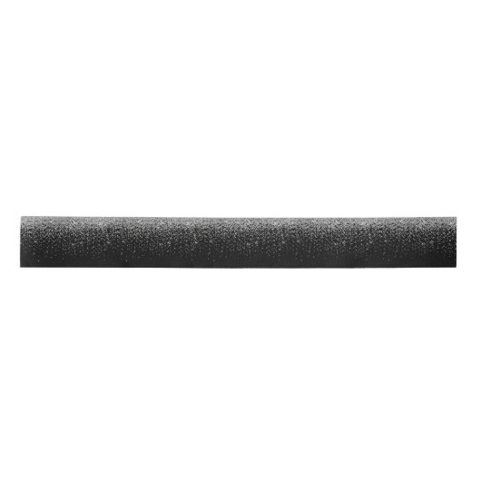 Cascading Silver Glitter Border Lint (Voorkant)