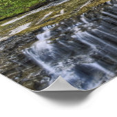 Cascading stream, Glacier National Park Poster (Hoek)