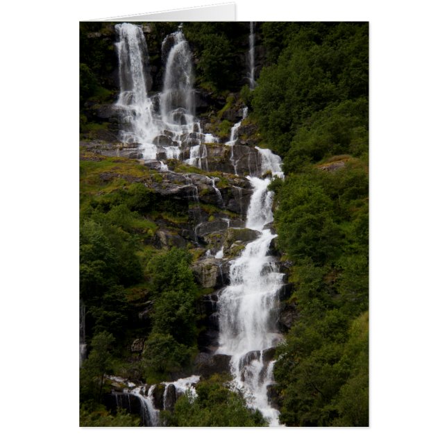 Cascading Volefossen Waterfall (Voorkant)