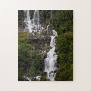 Cascading Volefossen-waterval Legpuzzel